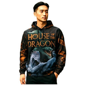 HBO House of the Dragon Game of Thrones Windbreaker Jacket Mens Size S NEW‎ NWT
